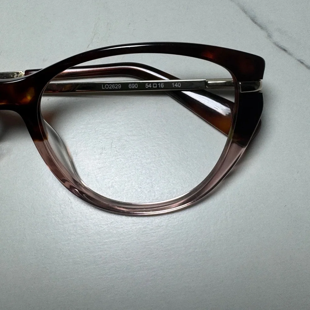 Longchamp LO2629 690 Tortoise Rose Gold Cat Eye Eyeglass Frames 54-16-140